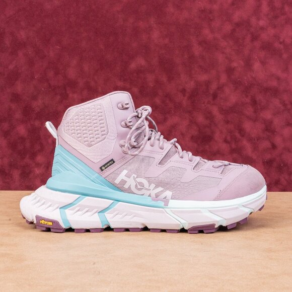 Hoka Women Tennine Hike GTX Vibram Elderberry Lace-up Hiking Boots sz 11 - Picture 4 of 7